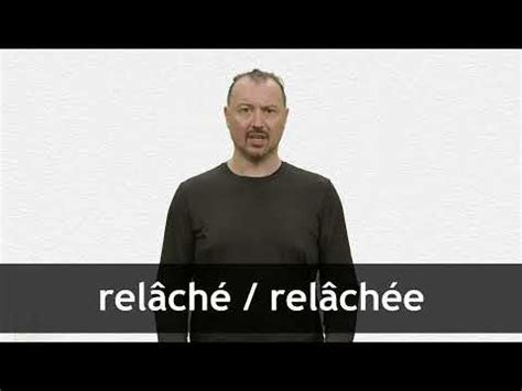 relâche translation in English .